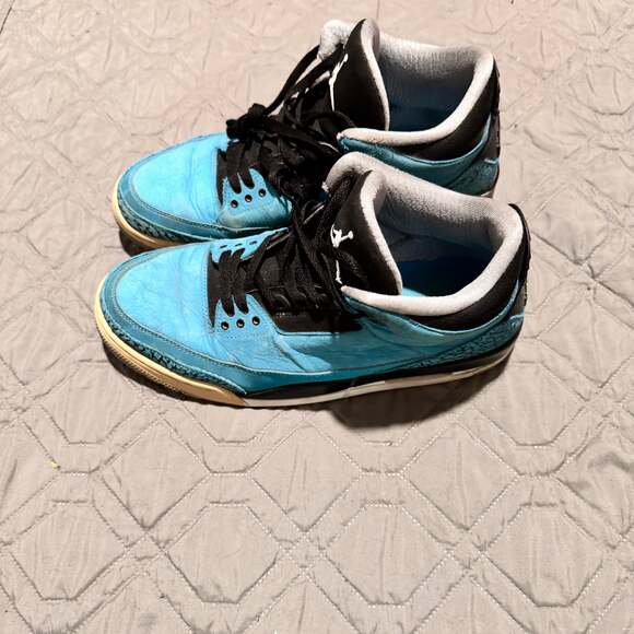 Nike Air Jordan 3 III Retro Powder Blue Sneakers - Picture 6 of 8